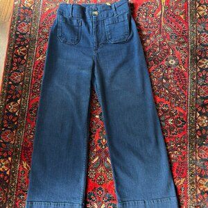 Maeve The Colette Wide Crop Jeans